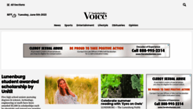 What Nashobavalleyvoice.com website looked like in 2023 (This year)