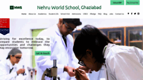 What Nehruworldschool.com website looked like in 2023 (This year)