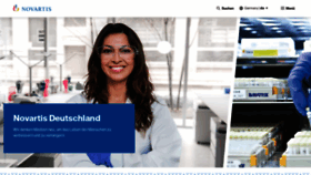 What Novartis.de website looked like in 2023 (This year)