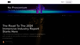 What Noproscenium.com website looked like in 2023 (This year)
