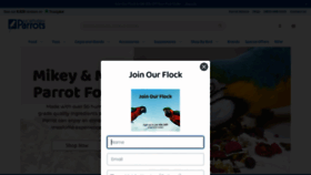 What Northernparrots.com website looked like in 2023 (This year)