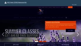 What Ncc.edu website looked like in 2023 (This year)