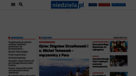 What Niedziela.pl website looked like in 2023 (This year)