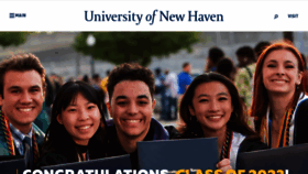 What Newhaven.edu website looked like in 2023 (This year)