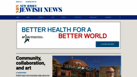 What Njjewishnews.com website looked like in 2023 (This year)