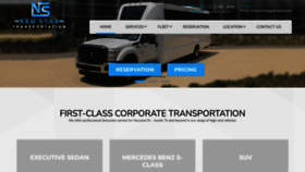 What Newstartransportation.com website looked like in 2023 (This year)