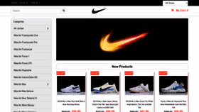 What Nikeblazers.us website looked like in 2023 (This year)
