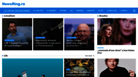 What Newsring.ro website looked like in 2023 (This year)