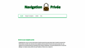 What Navigationprivee.com website looked like in 2023 (This year)