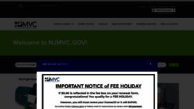 What Njmvc.gov website looked like in 2023 (This year)