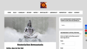 What Neoterisches-bewusstsein.com website looked like in 2023 (This year)