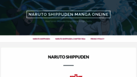 What Narutomangaonline.com website looked like in 2023 (This year)