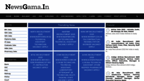 What Newsgama.in website looked like in 2023 (This year)