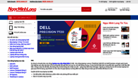 What Ngocminhlong.com website looked like in 2023 (This year)