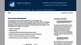 What Neukunden-strategien.com website looked like in 2023 (This year)
