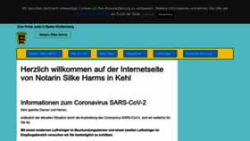 What Notar-harms-kehl.de website looked like in 2023 (This year)