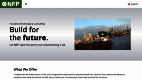 What Nfp.ca website looked like in 2023 (This year)