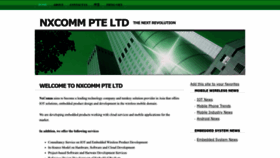 What Nxcomm.com website looked like in 2023 (This year)