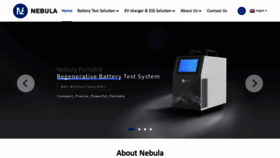What Nebulaate.com website looked like in 2023 (1 year ago)