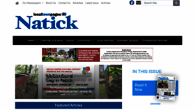 What Naticktownnews.com website looked like in 2023 (This year)