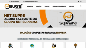 What Netsuprema.com.br website looked like in 2023 (This year)