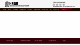 What Ngu.ac.in website looked like in 2023 (This year)