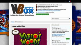 What Nintandbox.net website looked like in 2023 (2 years ago)