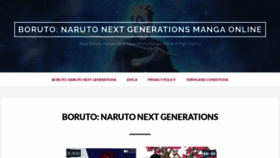 What Naruto-next-generation.com website looked like in 2023 (This year)