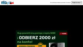 What Nto.pl website looked like in 2023 (2 years ago)