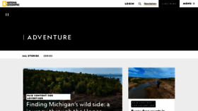 What Ngadventure.com website looked like in 2023 (This year)