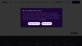 What Natwestmentor.co.uk website looked like in 2023 (This year)