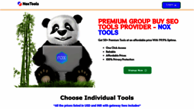 What Noxtools.com website looked like in 2023 (This year)