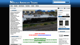 What Nscaleamericantrains.co.uk website looked like in 2023 (This year)