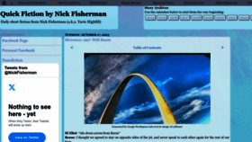 What Nickfisherman.com website looked like in 2023 (This year)