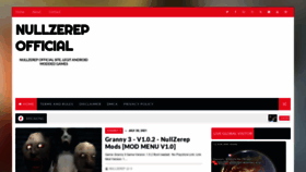 What Nullzerepmods.com website looked like in 2023 (This year)
