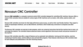 What Nvcnc.net website looked like in 2023 (This year)