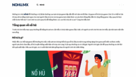 What Nohu.mx website looked like in 2023 (2 years ago)