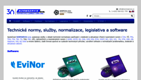 What Normservis.cz website looked like in 2023 (This year)