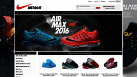 What Nikestores.us website looked like in 2023 (This year)