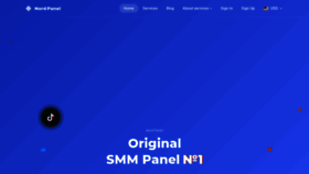 What Nordpanel.ru website looked like in 2023 (2 years ago)