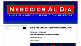 What Negociosaldia.com website looked like in 2023 (This year)
