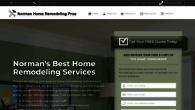 What Normanhomeremodelingpros.com website looked like in 2023 (This year)