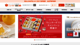 What Nutri-shop.jp website looked like in 2023 (This year)