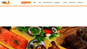 What Niftyfoodz.com website looked like in 2023 (This year)