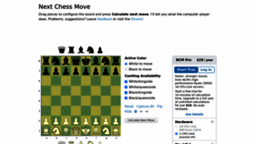 What Nextchessmove.com website looked like in 2023 (This year)