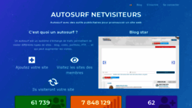 What Netvisiteurs.com website looked like in 2023 (This year)
