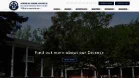 What Neamericandiocese.org website looked like in 2023 (This year)