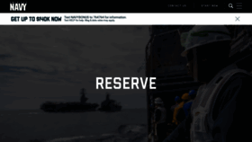 What Navyreserve.com website looked like in 2023 (This year)