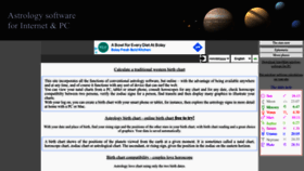 What New-astrology.com website looked like in 2023 (This year)