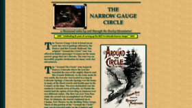 What Narrowgauge.org website looked like in 2023 (This year)